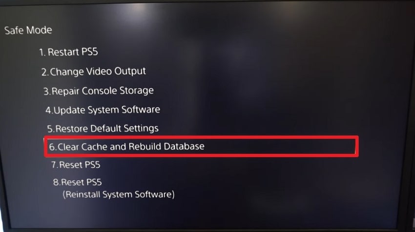 clear cache and rebuild database