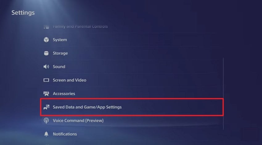 get saved data and game settings