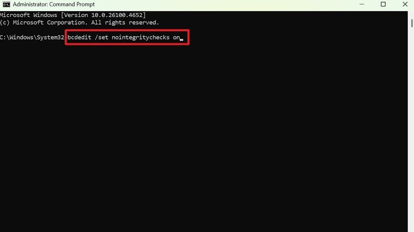 input given command