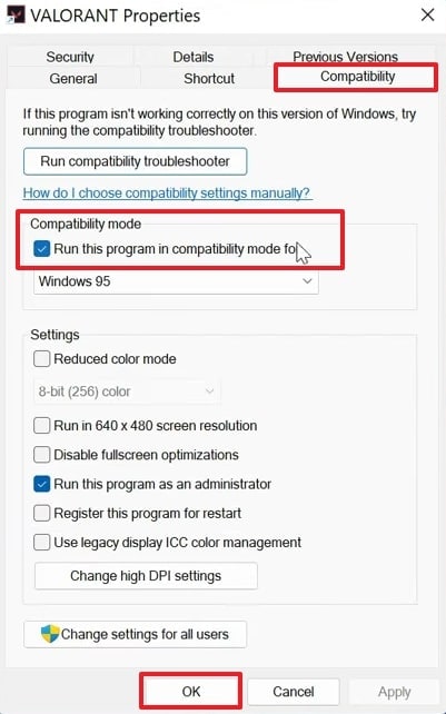 check run in compatible mode