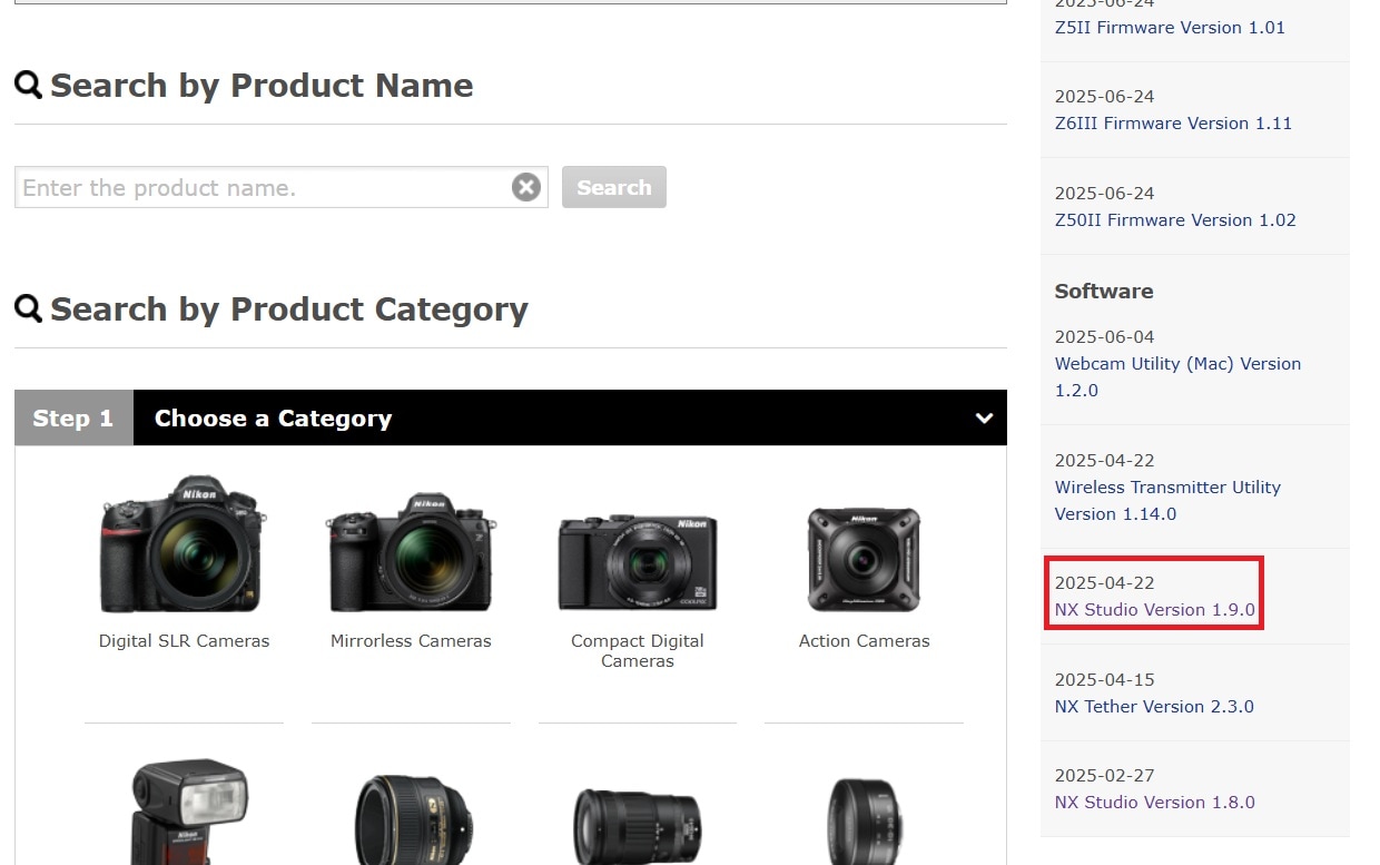 nikon download center nx studio
