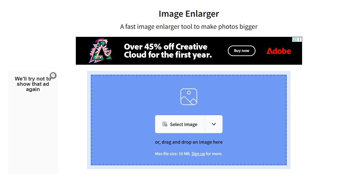select image
