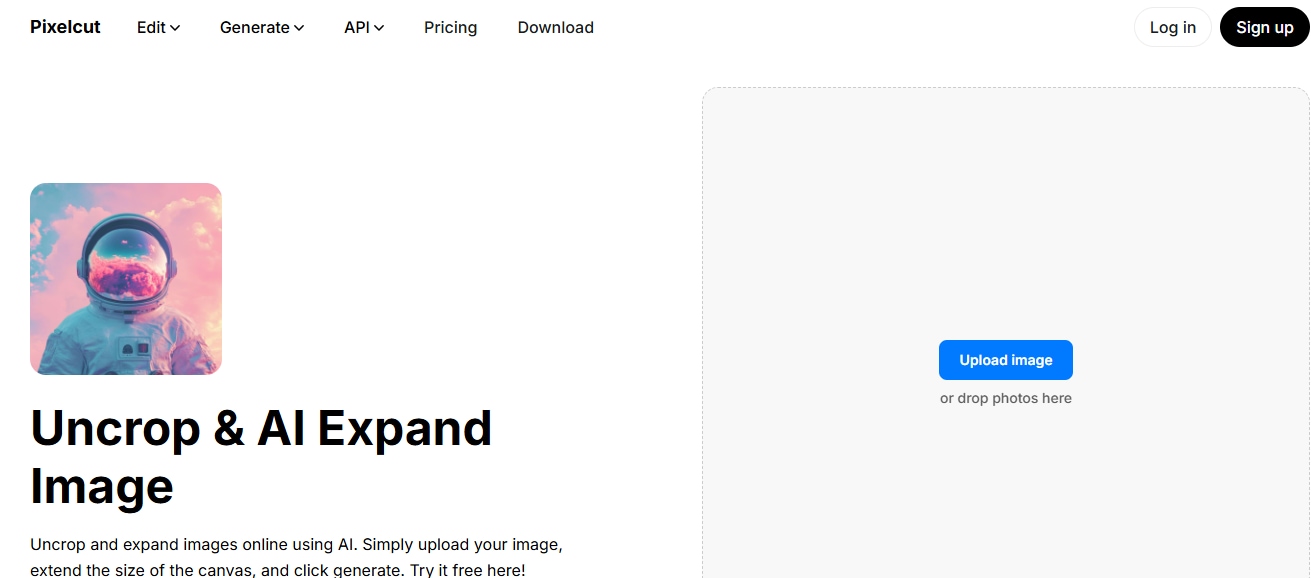 pixelcut upload image