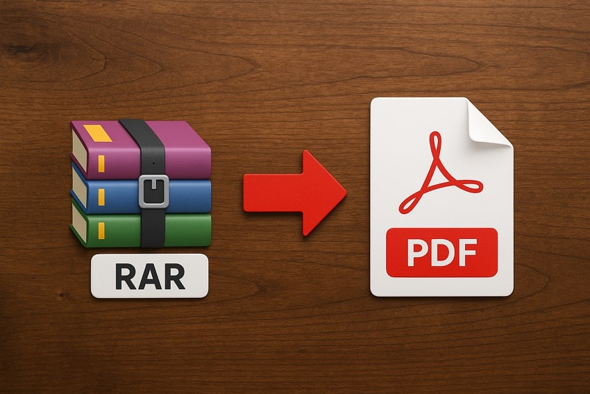 why need rar to pdf