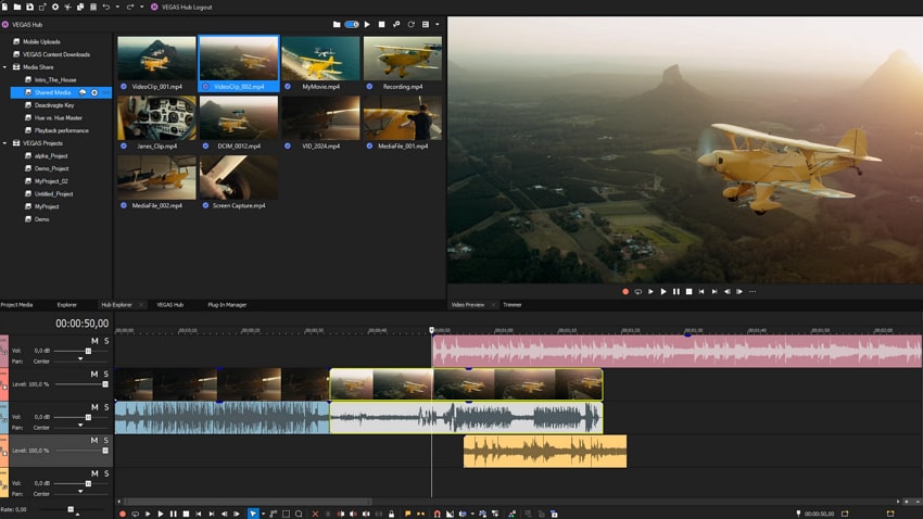 vegas pro dji editing software