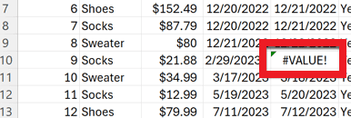 fix values
