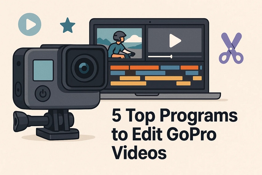 5 Top Programs to Edit GoPro Videos | Detailed Review