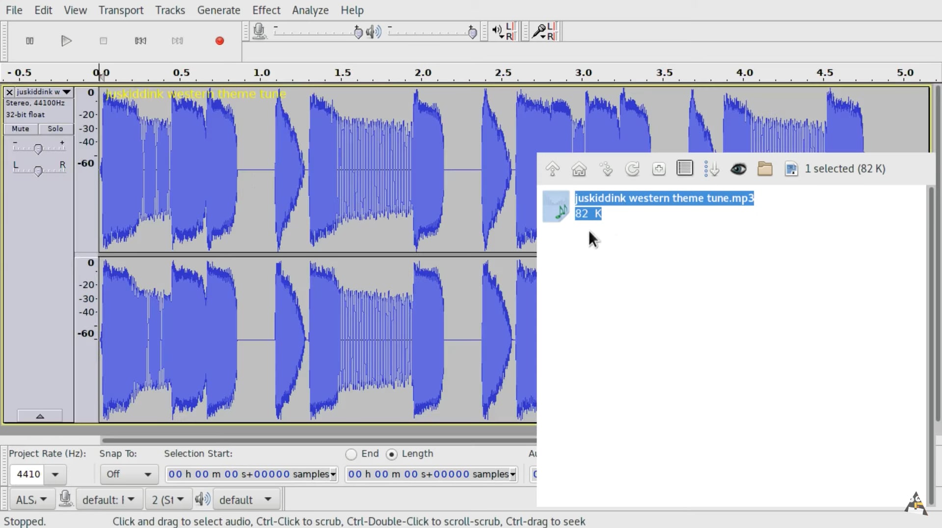 drag and drop file