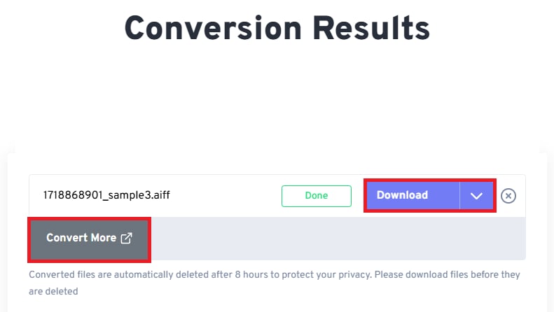 download wav file