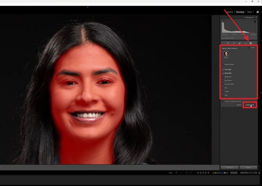 create mask in lightroom