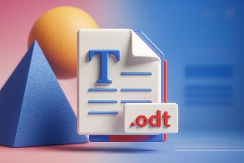 details on odt file format