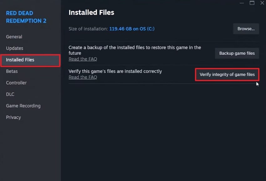 verify integrity of game file