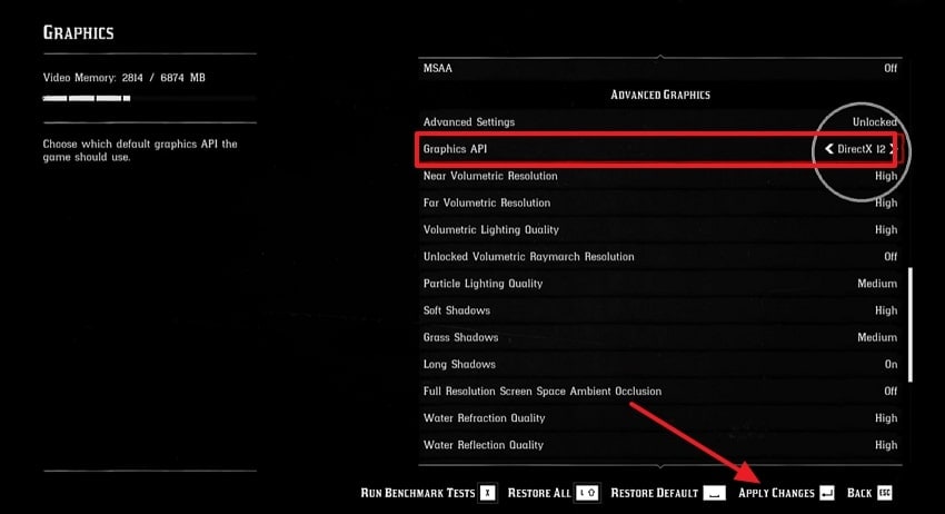 change graphics api and appky changes