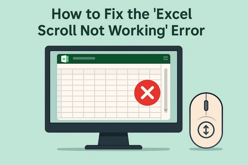 How to Fix the "Excel Scroll Not Working" Conflict? 6 Reliable Ways
