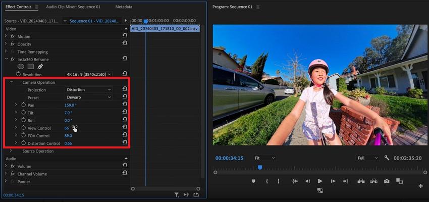 expand camera operations for settings