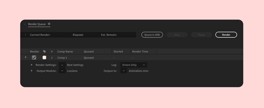 after effects exports mp4 natively