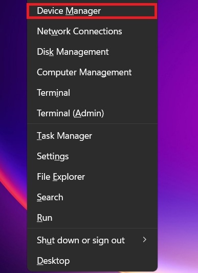device manager