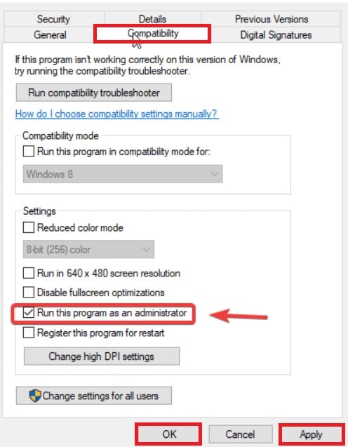 run dying light 2 program as an administrator