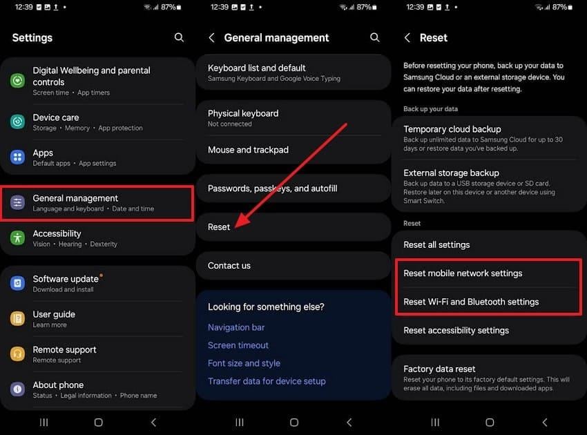 rest network settings android
