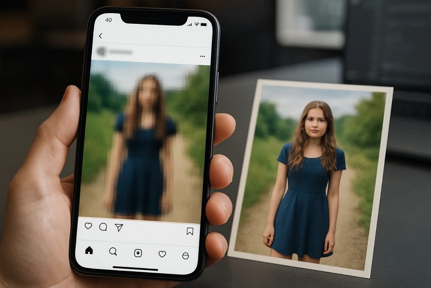 reason for blurred instagram photos