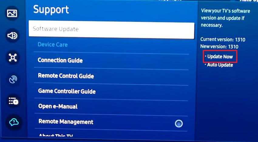 update now and fix issue