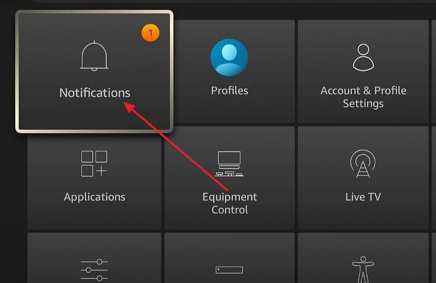 access notifications of firestick