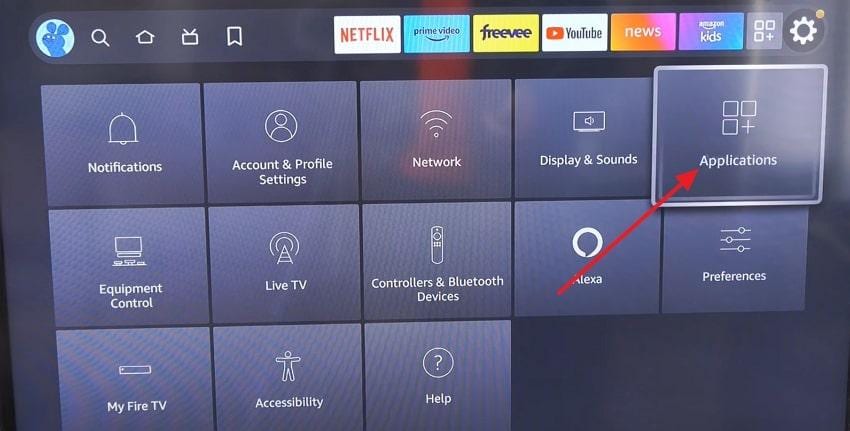 choose application for clearing cache