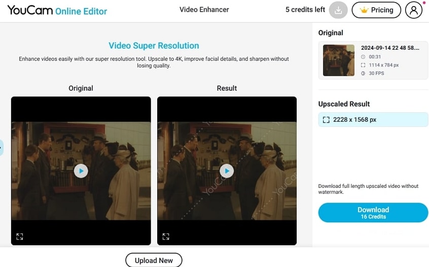 youcam online video editor
