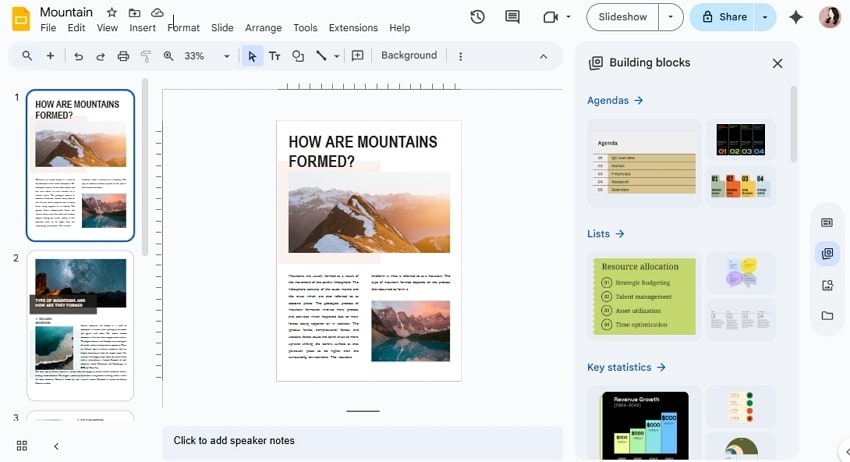 open ppt on google slides