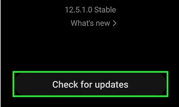 check updates