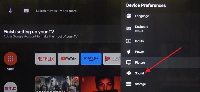 get sound settings