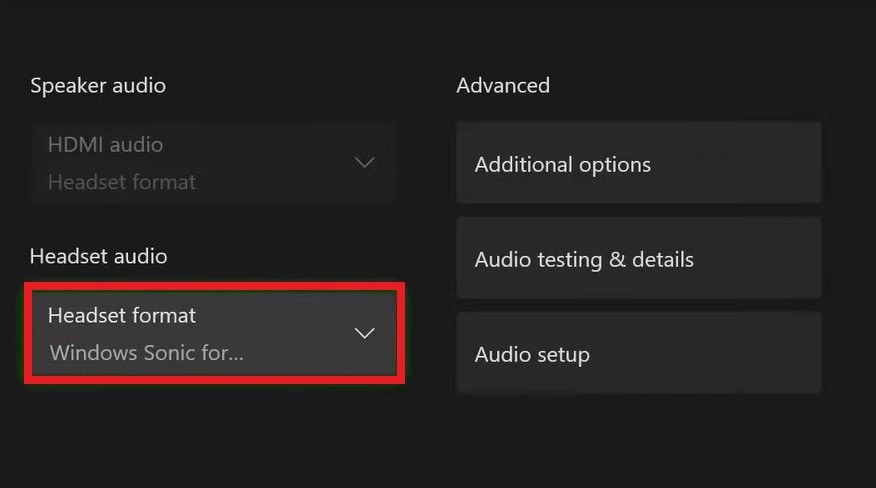 headset format