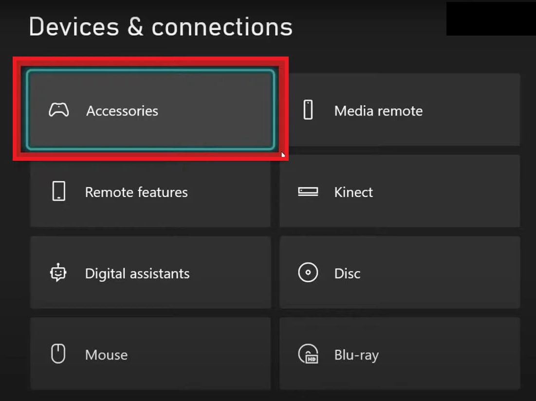accessories tab
