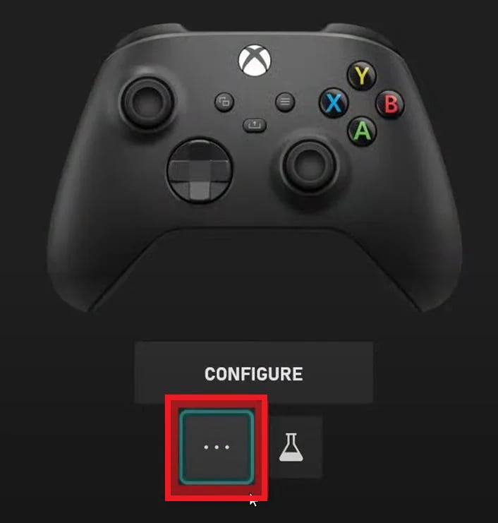 click three dots