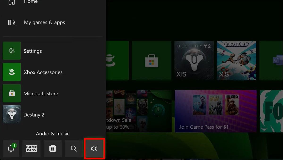 xbox speaker icon