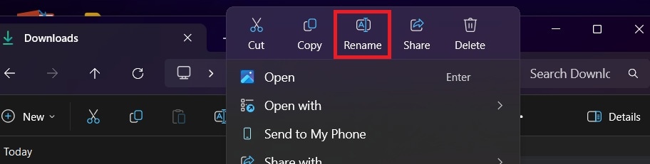 rename pdf file
