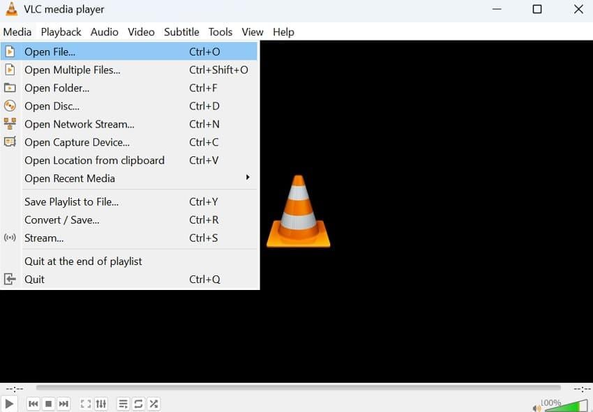 accessing mkv file in vlc