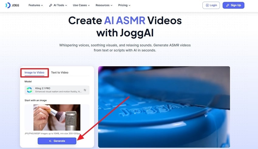 jogg image to video tool