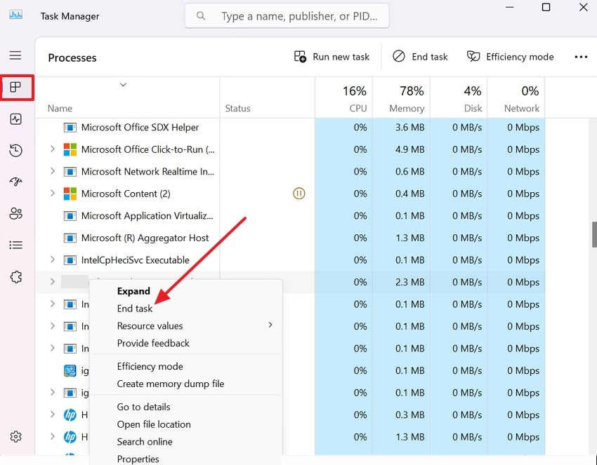 close task for geforce experience