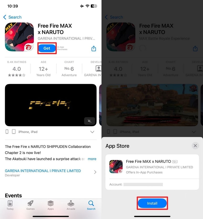install game again on iphone