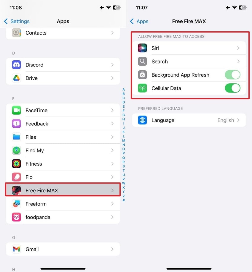 grant necessary permissions on iphone