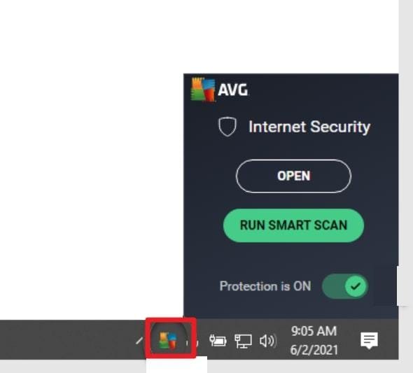 select antivirus program