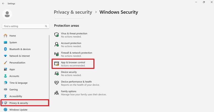 open windows security