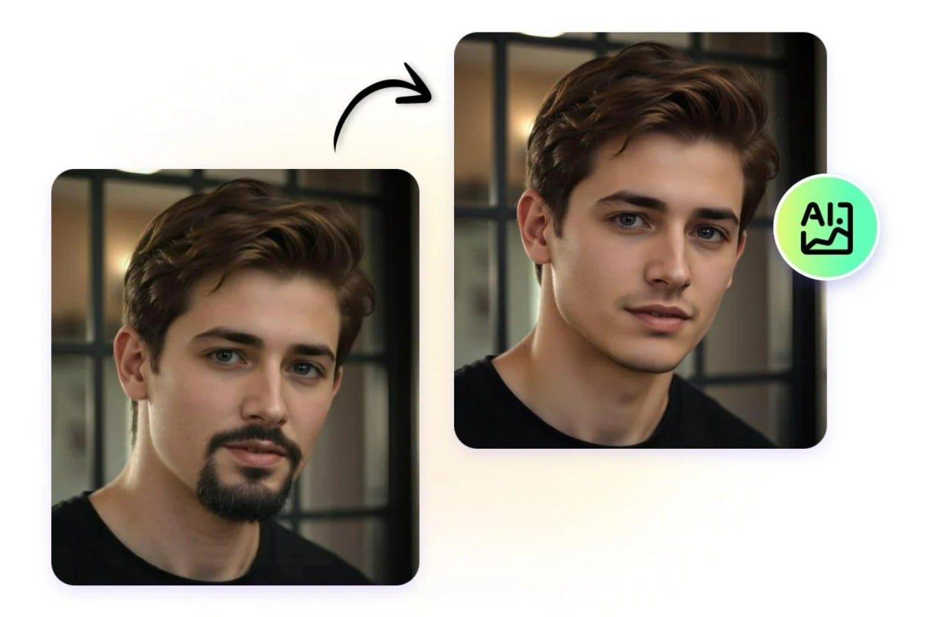 fotor beard or mustache remover