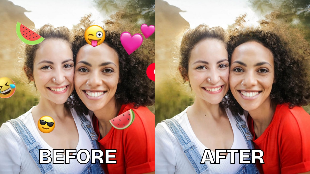 repairit removing emoji from picture