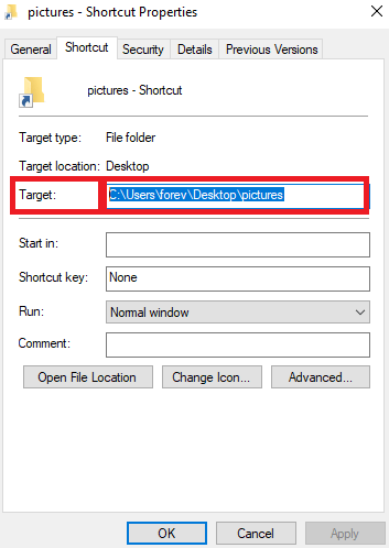 file location path