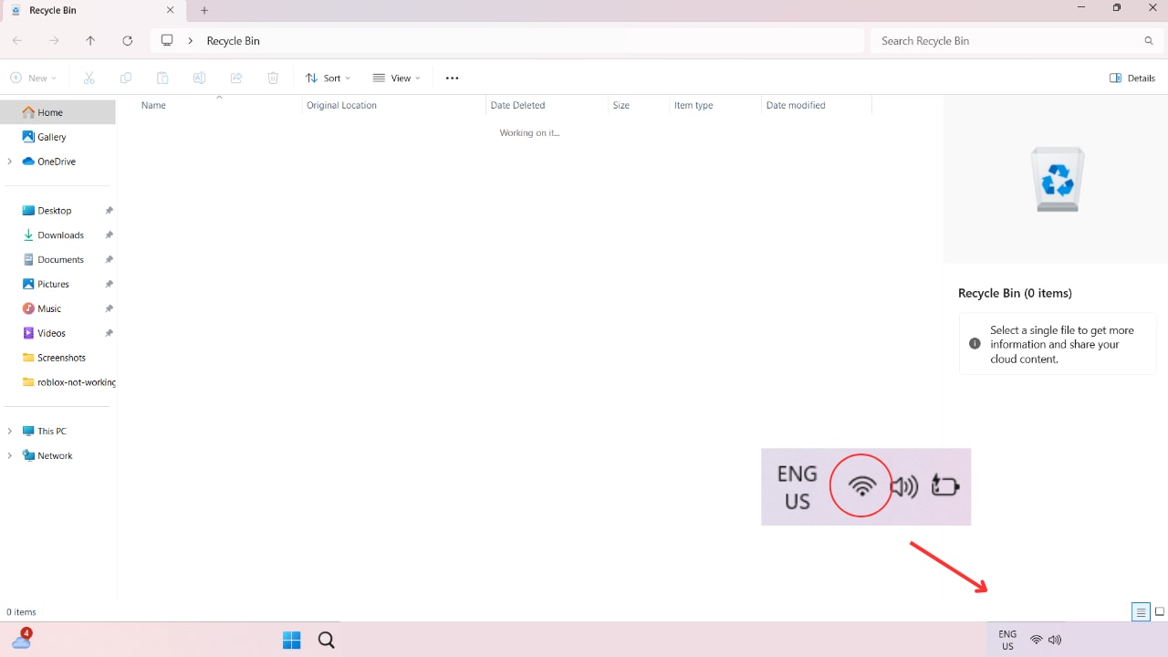check the taskbar
