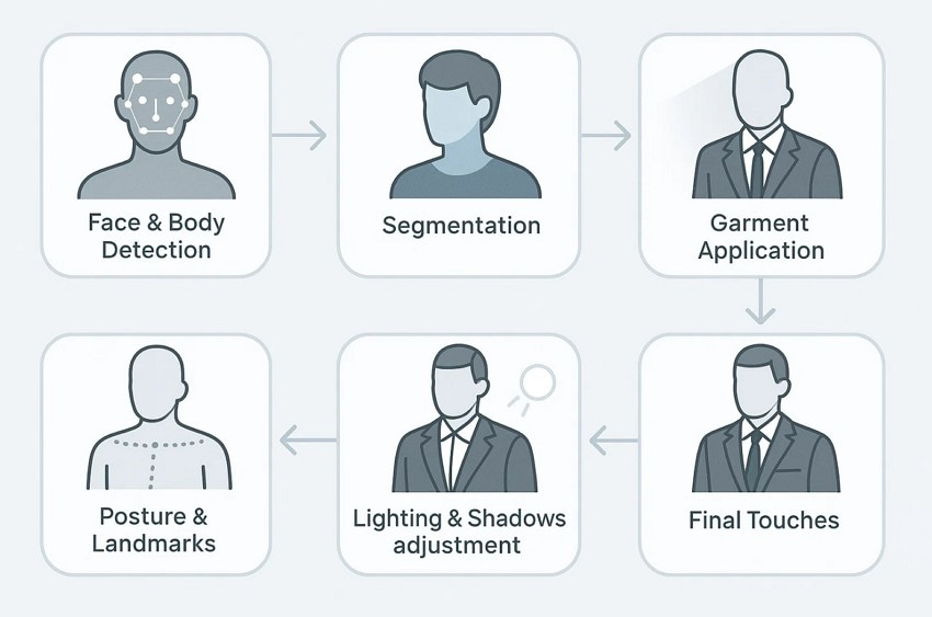 how formal attire editor work