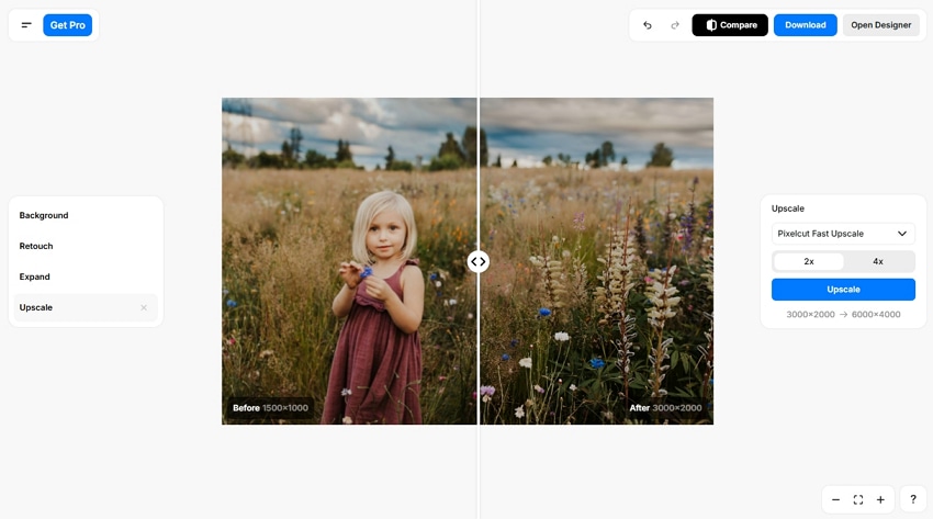 pixelcut hd photo enhancer