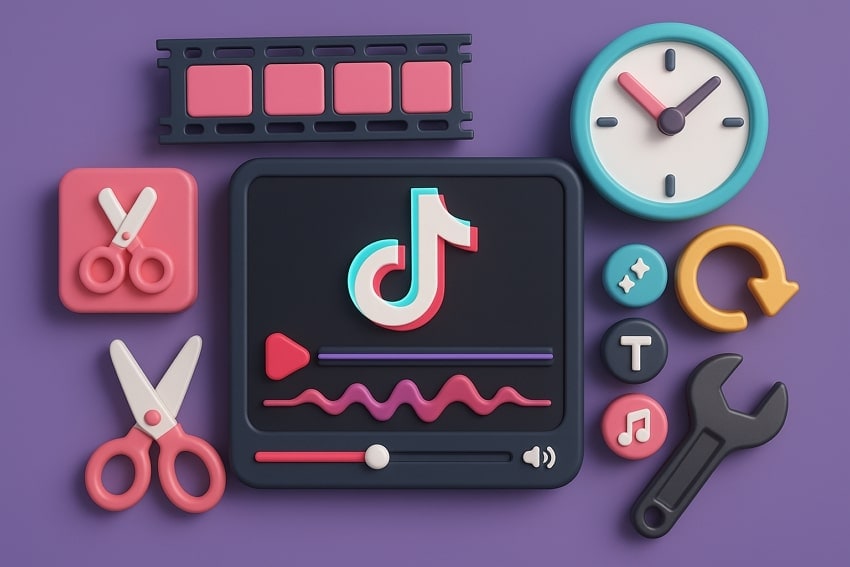 features of a tiktok editor